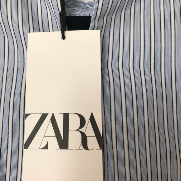 Cotton Striped Blouse - Picture 4 of 5